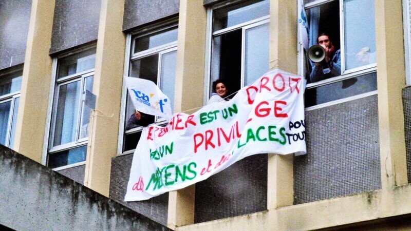 Soutien à l'occupation des sans-fac de Nanterre