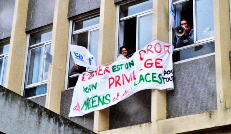 Soutien à l'occupation des sans-fac de Nanterre