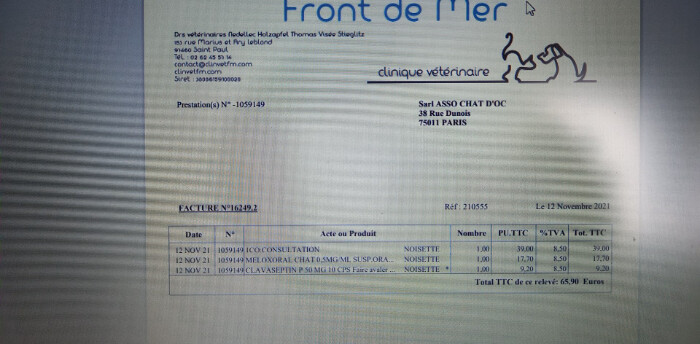 Image justificative de la cagnotte