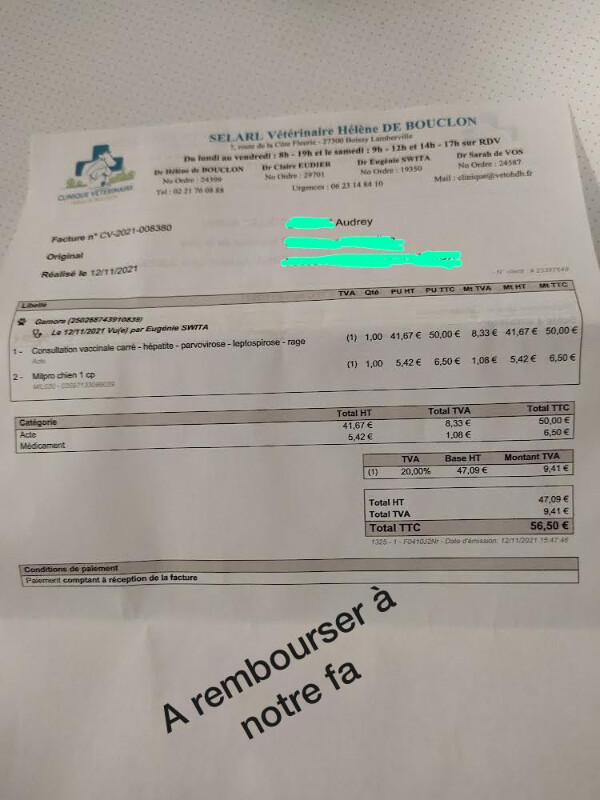 Image justificative de la cagnotte