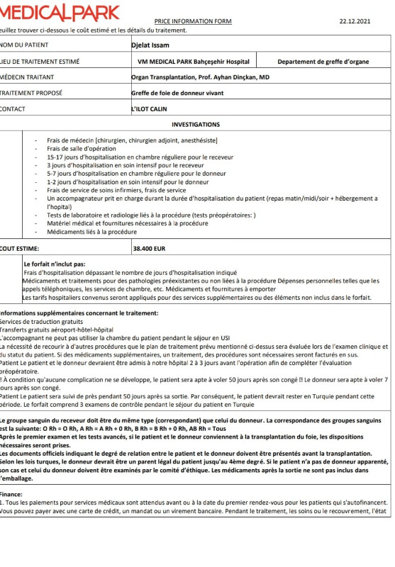 Image justificative de la cagnotte