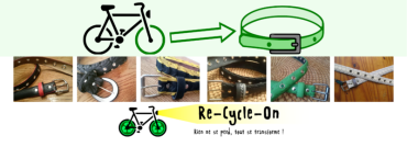 Machine de découpe pour upcycler les pneus de vélo
