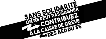 Caisse de grève AED 35