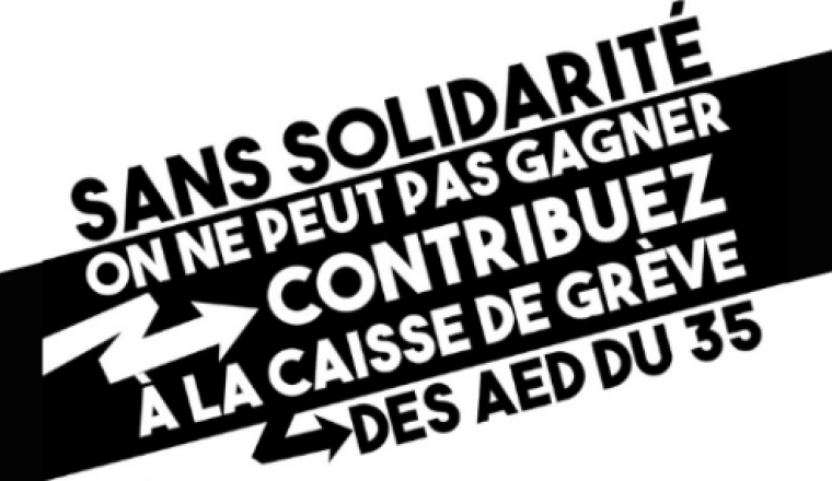 Caisse de grève AED 35