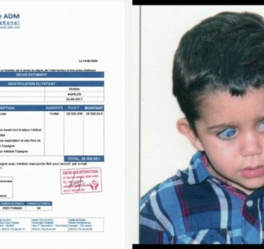 TOUS POUR QUE AGHILES RETROUVE SA VUE