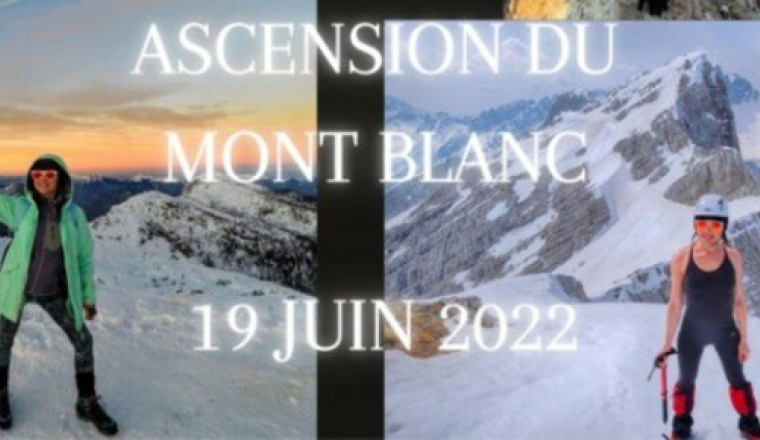 Veronika, Ascension du Mont Blanc le 19 Juin 2022