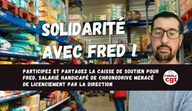 Soutiens à Fred pour son procès contre Chronodrive