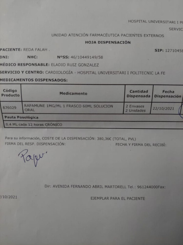 Image justificative de la cagnotte