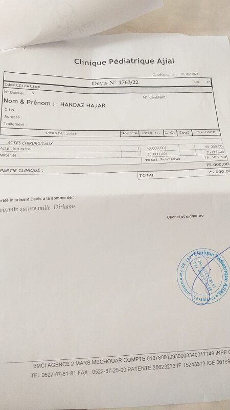 Image justificative de la cagnotte
