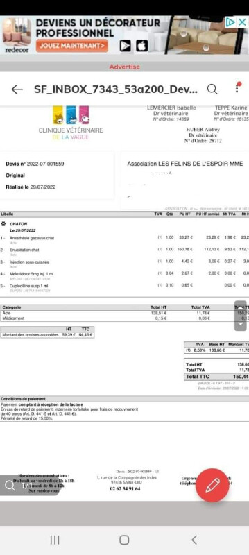 Image justificative de la cagnotte