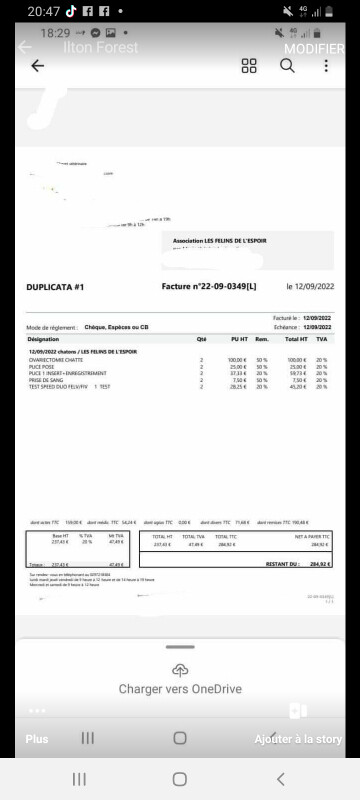 Image justificative de la cagnotte