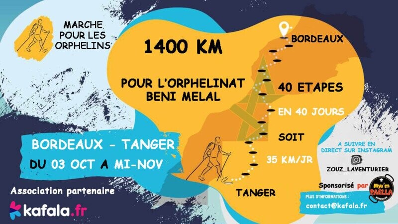 Marche pour l'orphelinat de Beni Melal