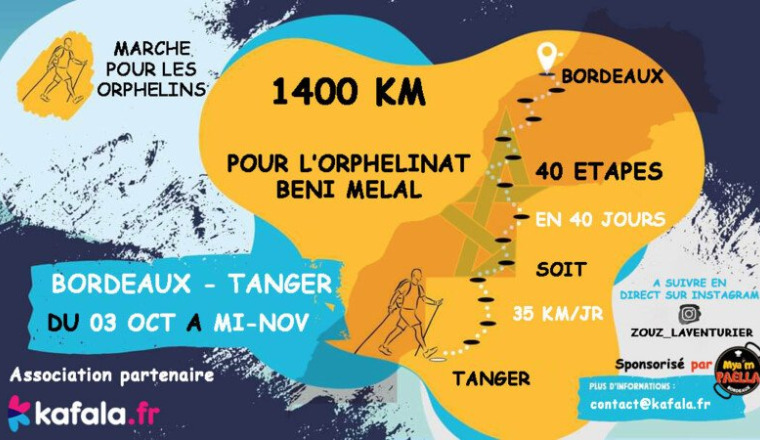 Marche pour l'orphelinat de Beni Melal