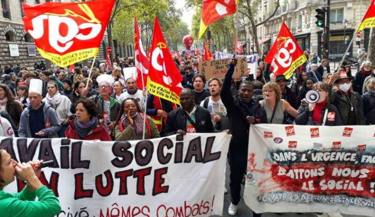 Solidarité avec les agents grévistes du CASVP