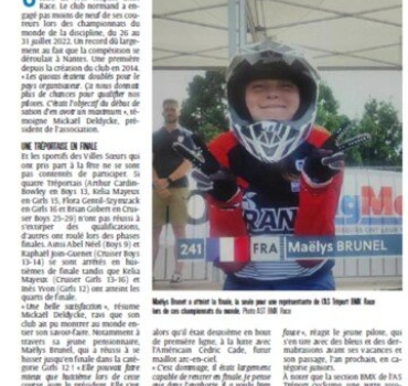 Championnat du monde 2023 a Glasgow pour maelys