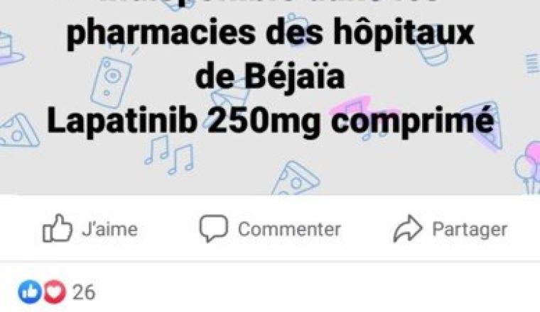 Collecte pour acheté un traitement en rupture