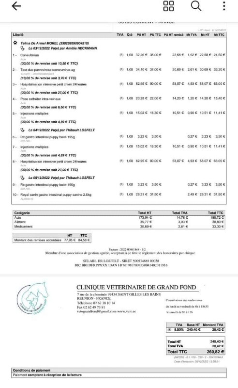 Image justificative de la cagnotte