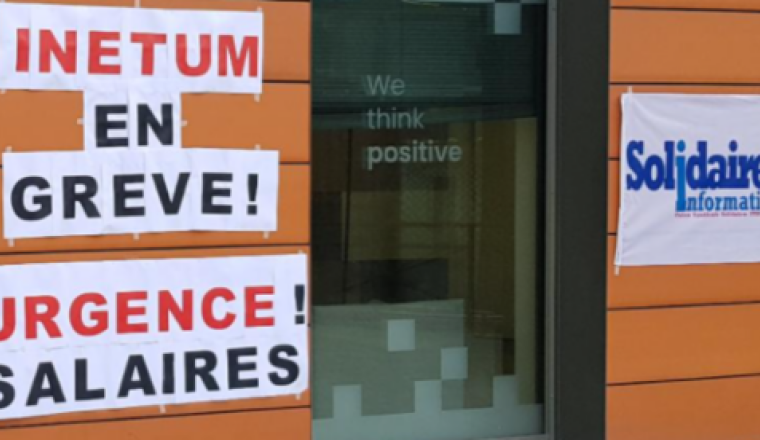 Inetum en grève pour nos salaires !