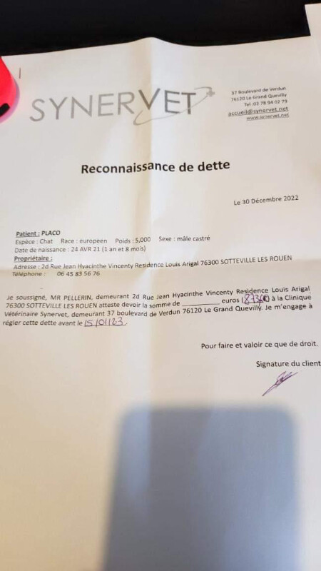 Image justificative de la cagnotte