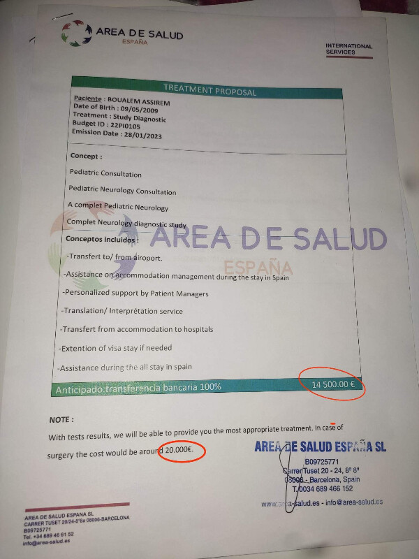 Image justificative de la cagnotte