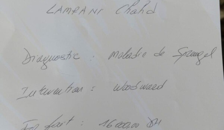 Pour l’opération de la petite Chahd
