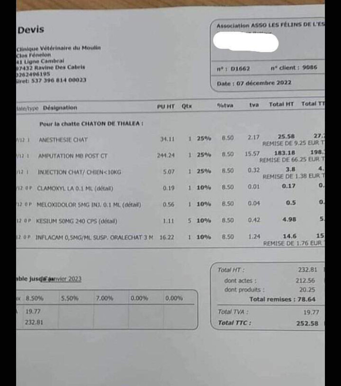 Image justificative de la cagnotte