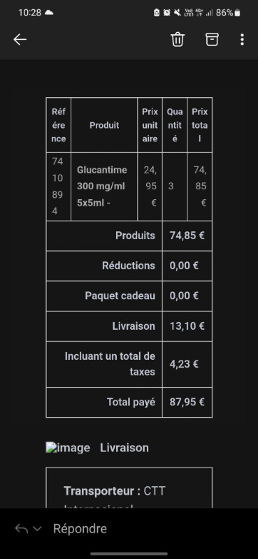 Image justificative de la cagnotte