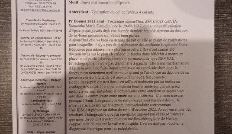 Opération du cœur en métropole