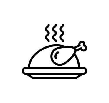 Un poulet et des faisans