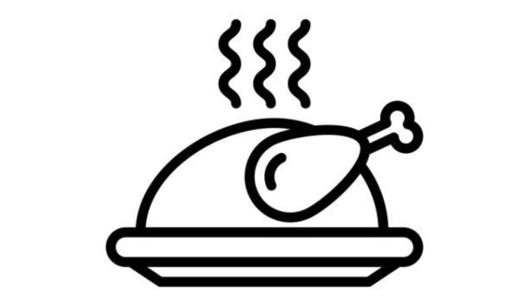 Un poulet et des faisans
