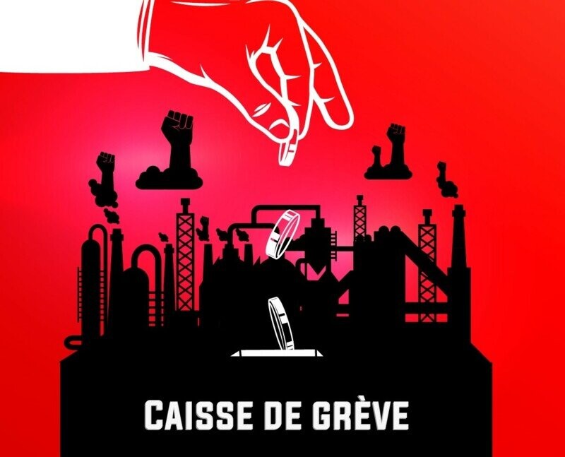 Caisse de grève de la Plateforme Total Normandie