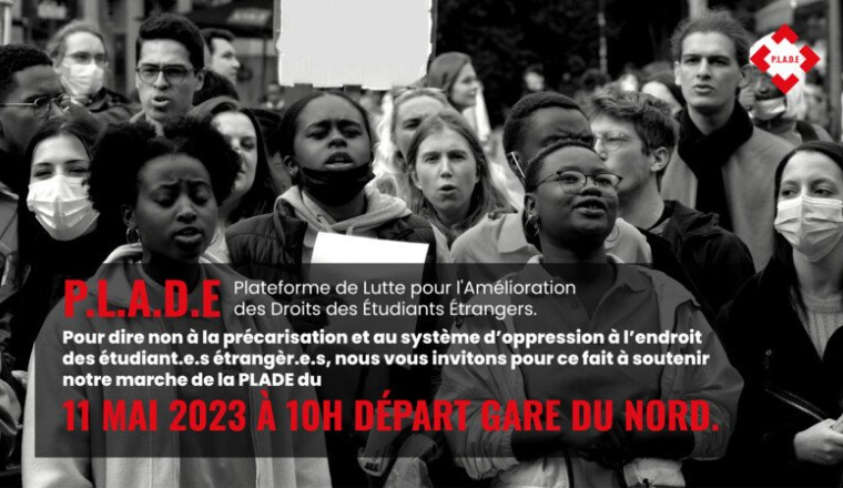 Non à la précarisation des étudiant.e.s étrangers