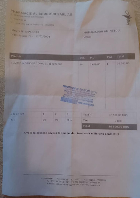 Image justificative de la cagnotte