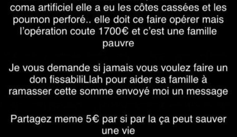 Opération vital pour zineb