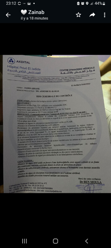 Image justificative de la cagnotte