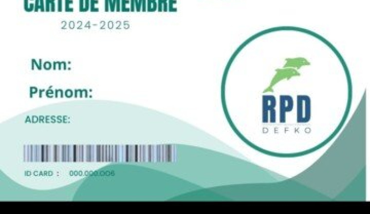Carte de membre RPD DEFKO