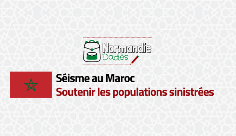 Séisme Maroc - Soutenir les populations sinistrées