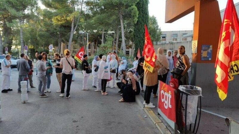 Soutien aux grévistes d'ONET Montpellier