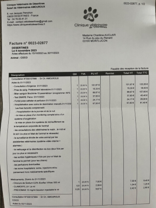 Image justificative de la cagnotte