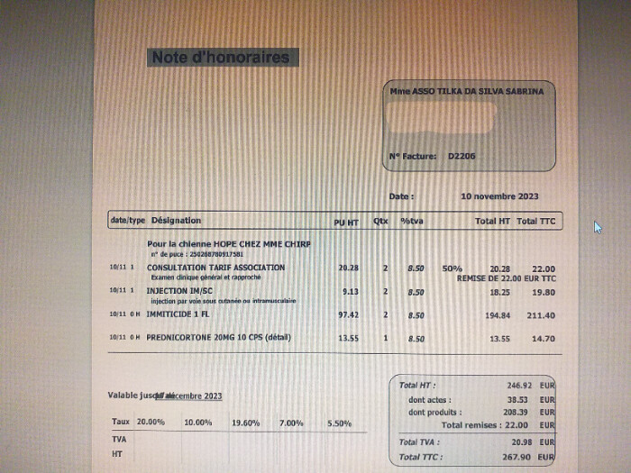 Image justificative de la cagnotte