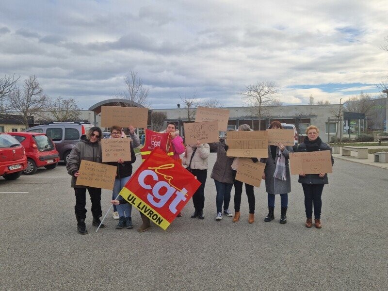 Soutien aux aides à domicile en grève d'A Dom' !