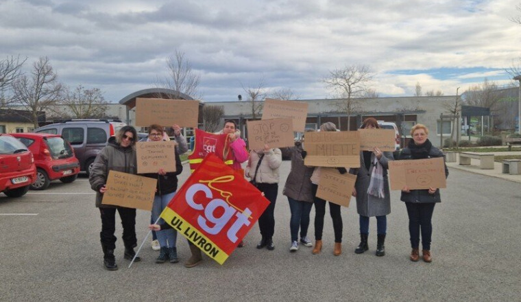 Soutien aux aides à domicile en grève d'A Dom' !