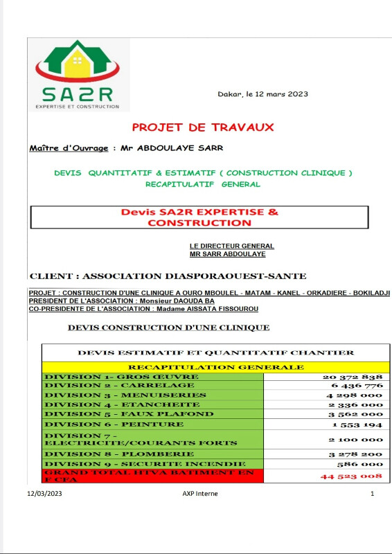 Image justificative de la cagnotte