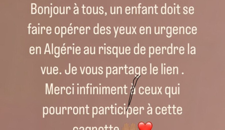 Enfant de 8 ans au risque de perdre la vue