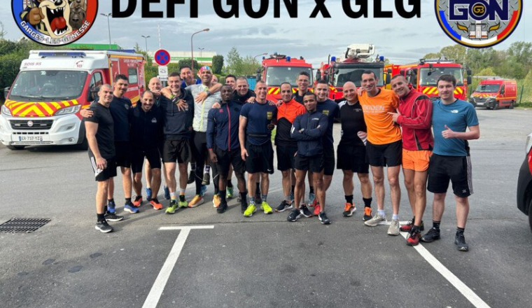 Défi des pompiers de Gonesse et Garges-lès-Gonesse