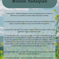 Aider un frère en détresse en Algérie à se marier