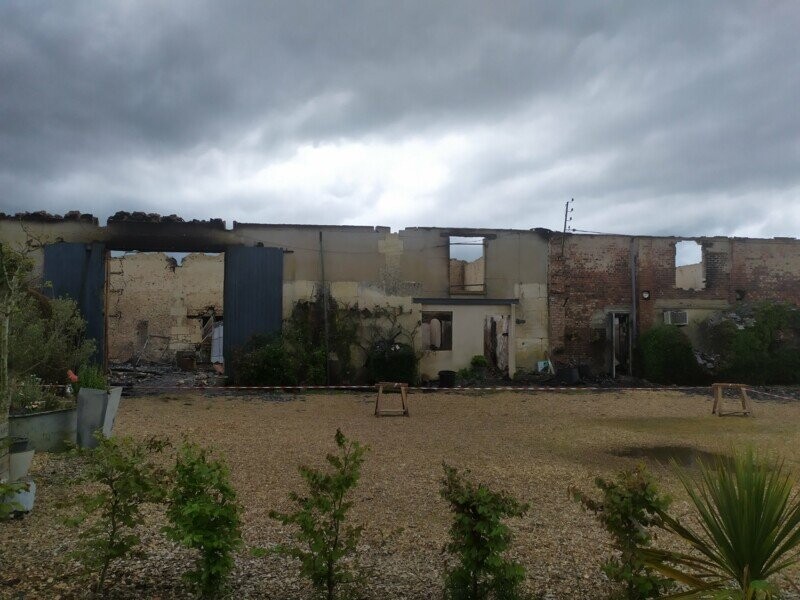 Incendie EARL de Gorgeat
