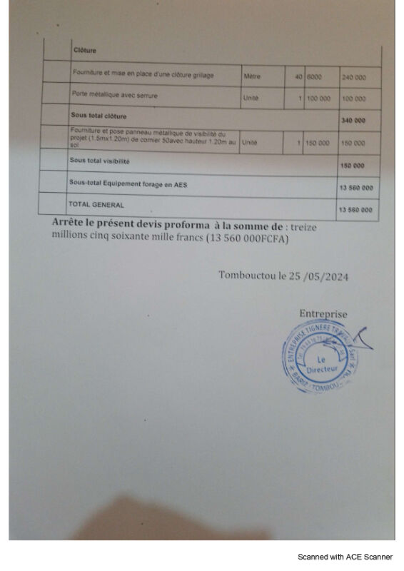 Image justificative de la cagnotte