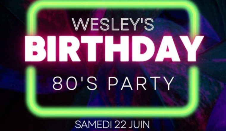 Wesley’s Birthday