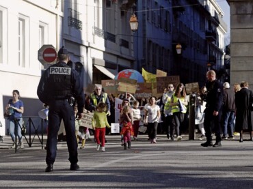 Soutien contre la répression policière à Chambéry